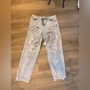 SHEIN Light Blue Denim Jeans
